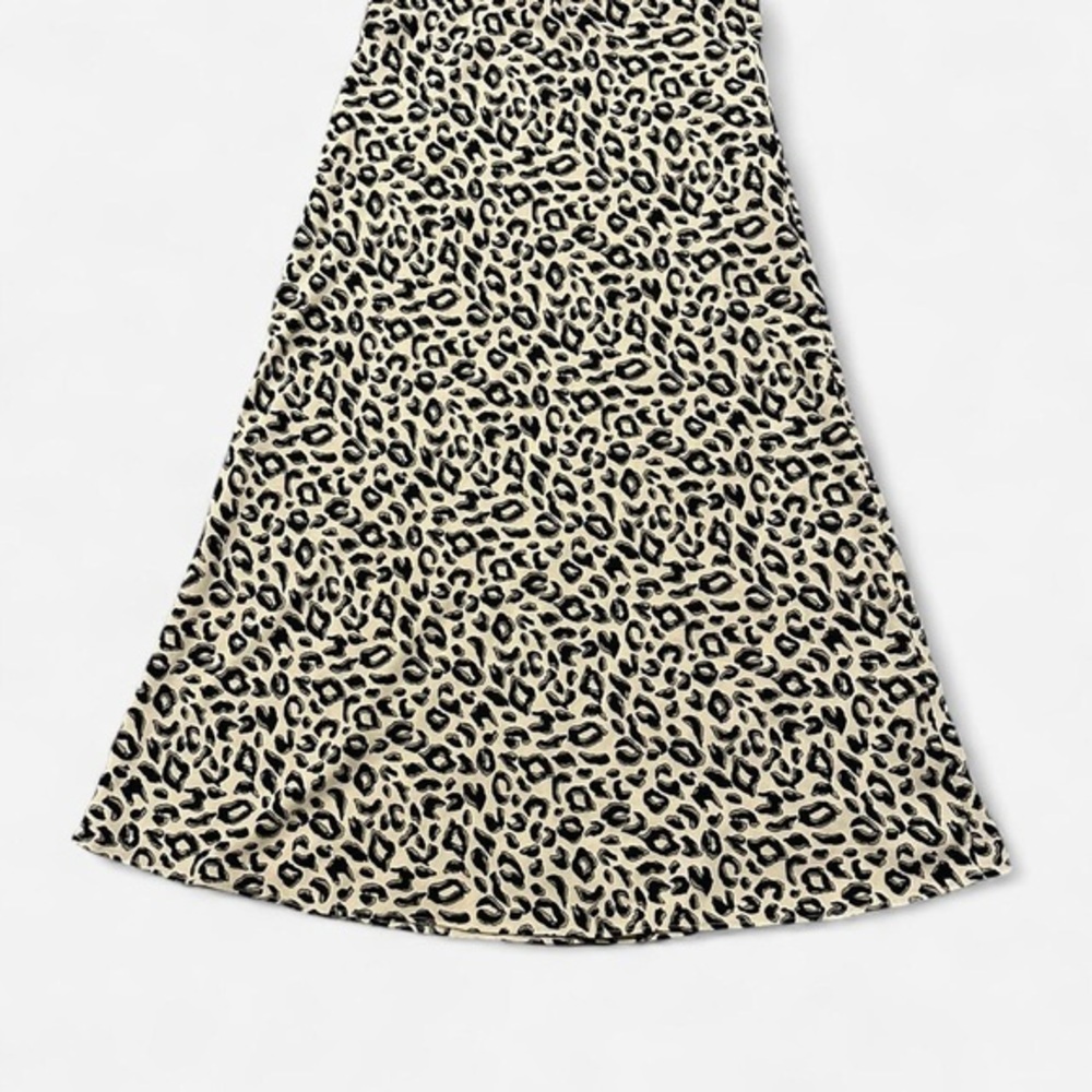 Halogen Animal Print Petite Midi Skirt